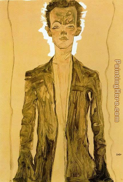 Egon Schiele A Standing man
